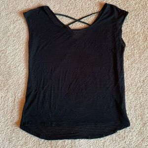 Black Mesh Tank